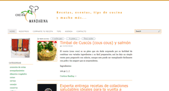 Desktop Screenshot of cocinamandarina.com